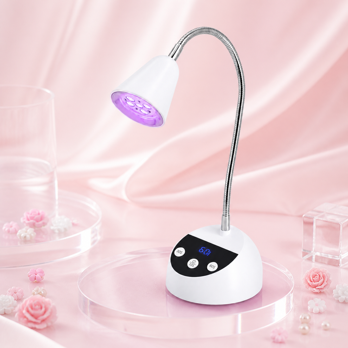 Wellstry professional nail desk lamp collection for manicure tables and salons