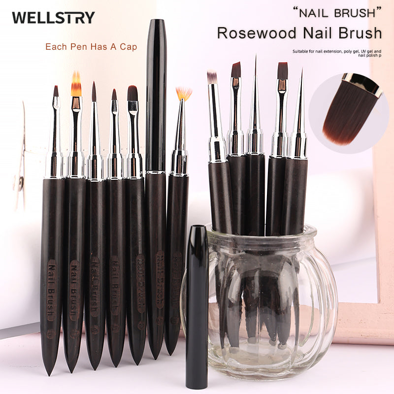 Versatile Rosewood Nail Brush