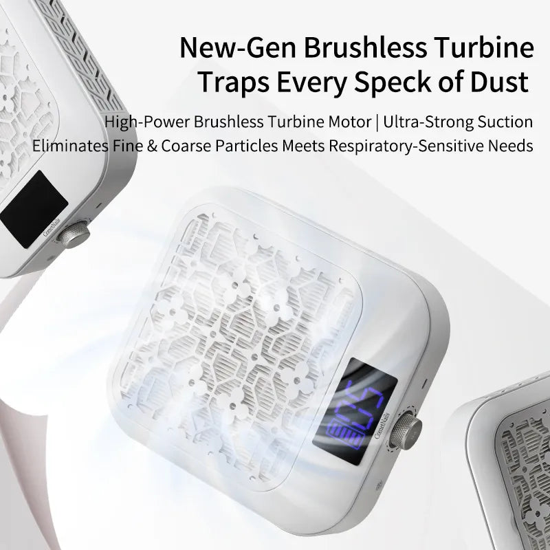 Rechargeable Nail Dust Collector - D20