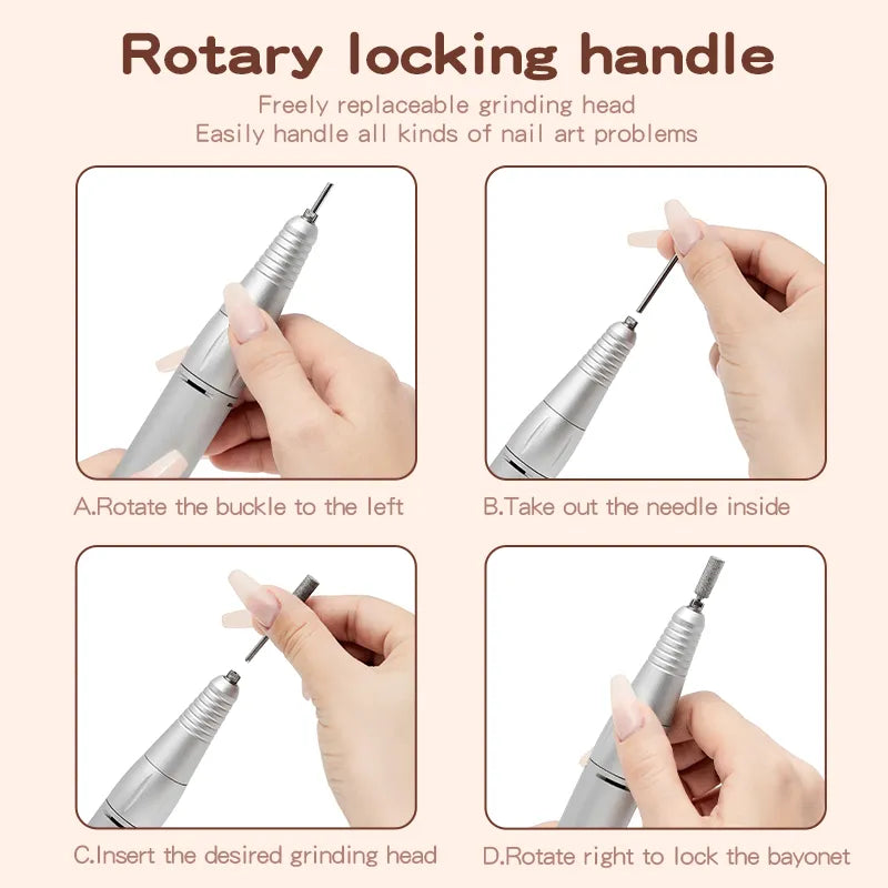 Rechargeable Nail Drill - P40