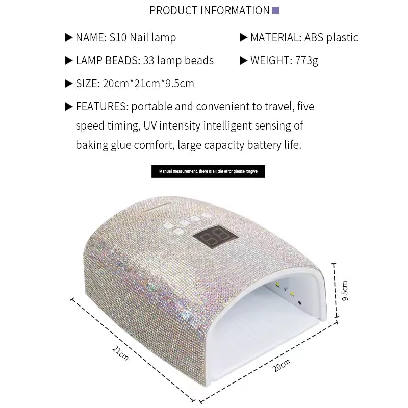 Cordless UV/LED Lamp - S10 Diamond