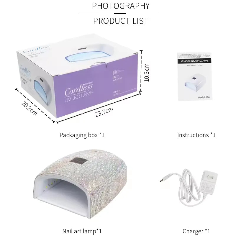 Cordless UV/LED Lamp - S10 Diamond