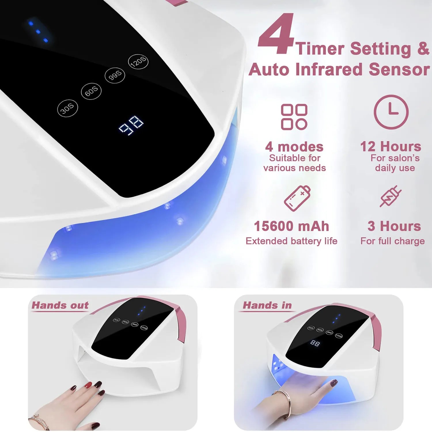 Cordless UV/LED Lamp - S90 Plus