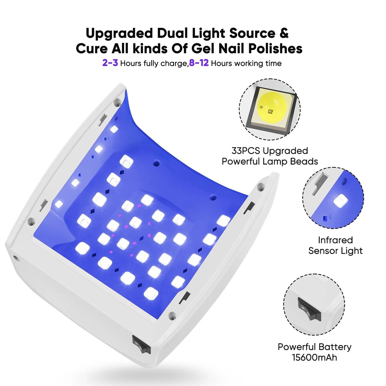 Cordless UV/LED Lamp - X10