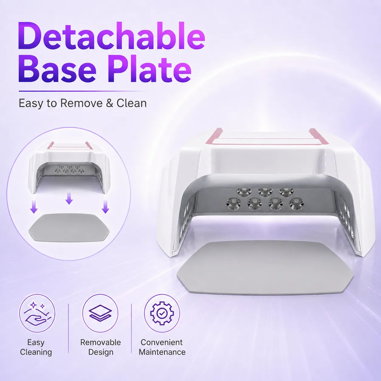 Lámpara UV/LED inalámbrica - A10