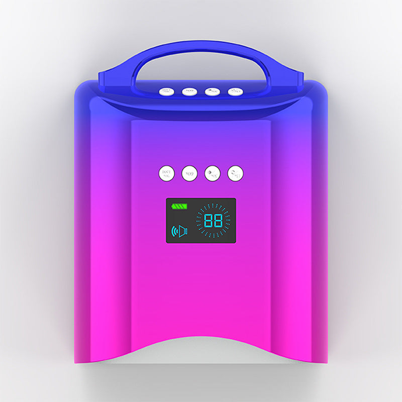 Wellstry H42 Dual Zones Sensor UV/LED Nail Art Lamp Fast Cure High Quality 36 LED Beads Cordless Rechargeable Professional