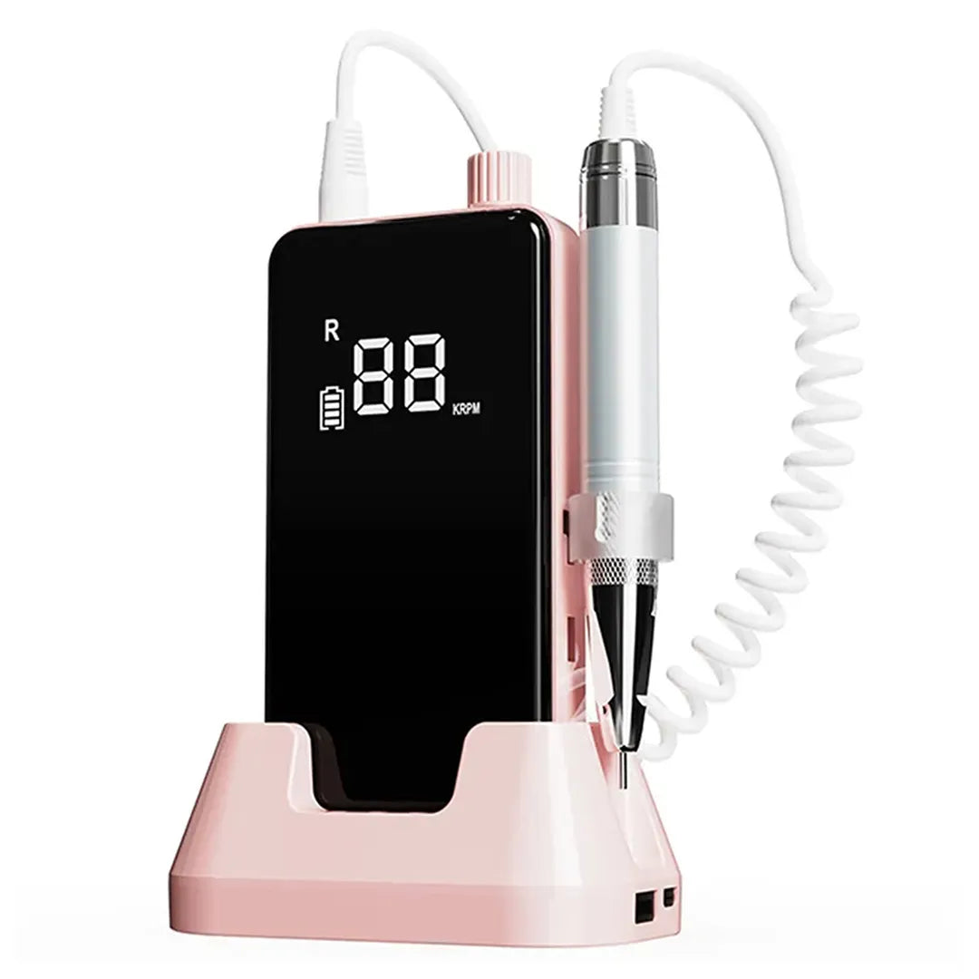 Wellstry 810 cordless brushless nail drill on a white background