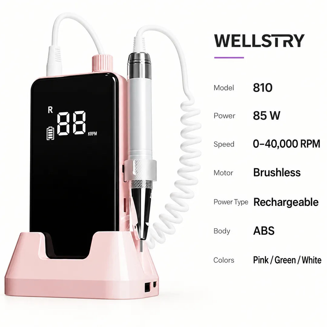 810 nail drill specifications including 85W and 40000 RPM