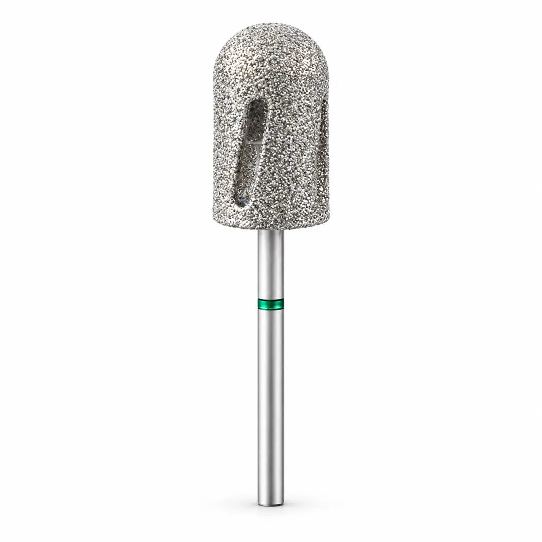 Wellstry A1 stainless steel foot care nail drill bit on a white background