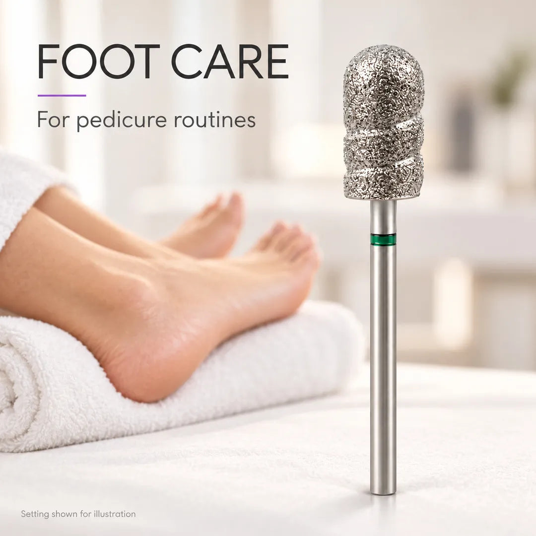 Wellstry B1 nail drill bit designed for professional foot care routines