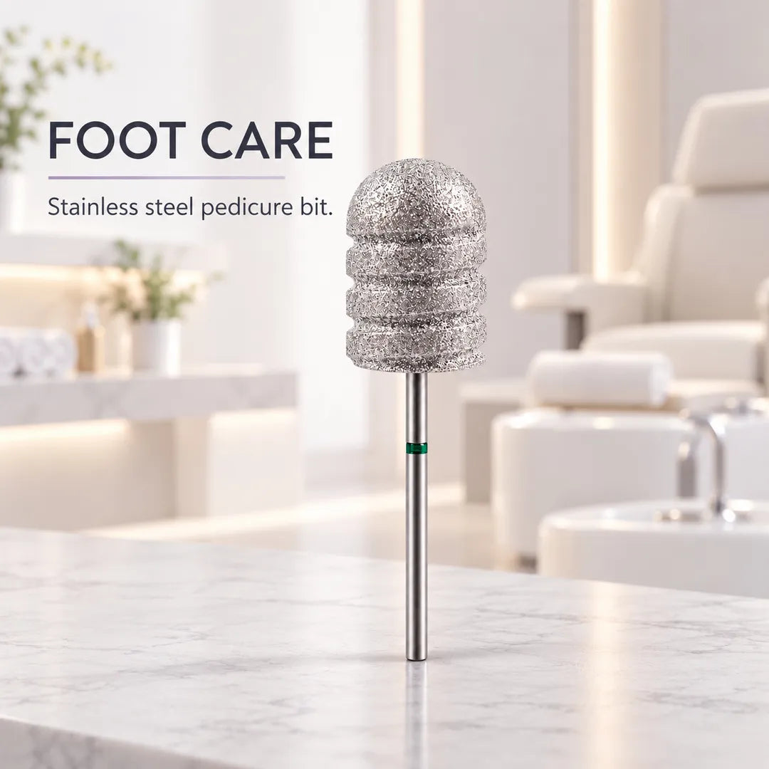 Wellstry B3 stainless steel pedicure bit for professional foot care