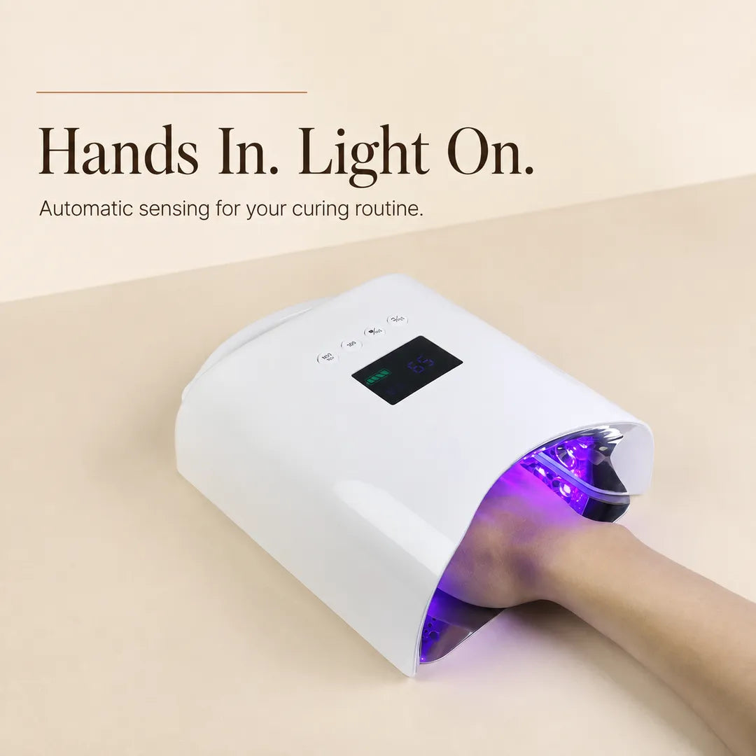 H42 UV LED nail lamp automatic hand sensor during gel curing