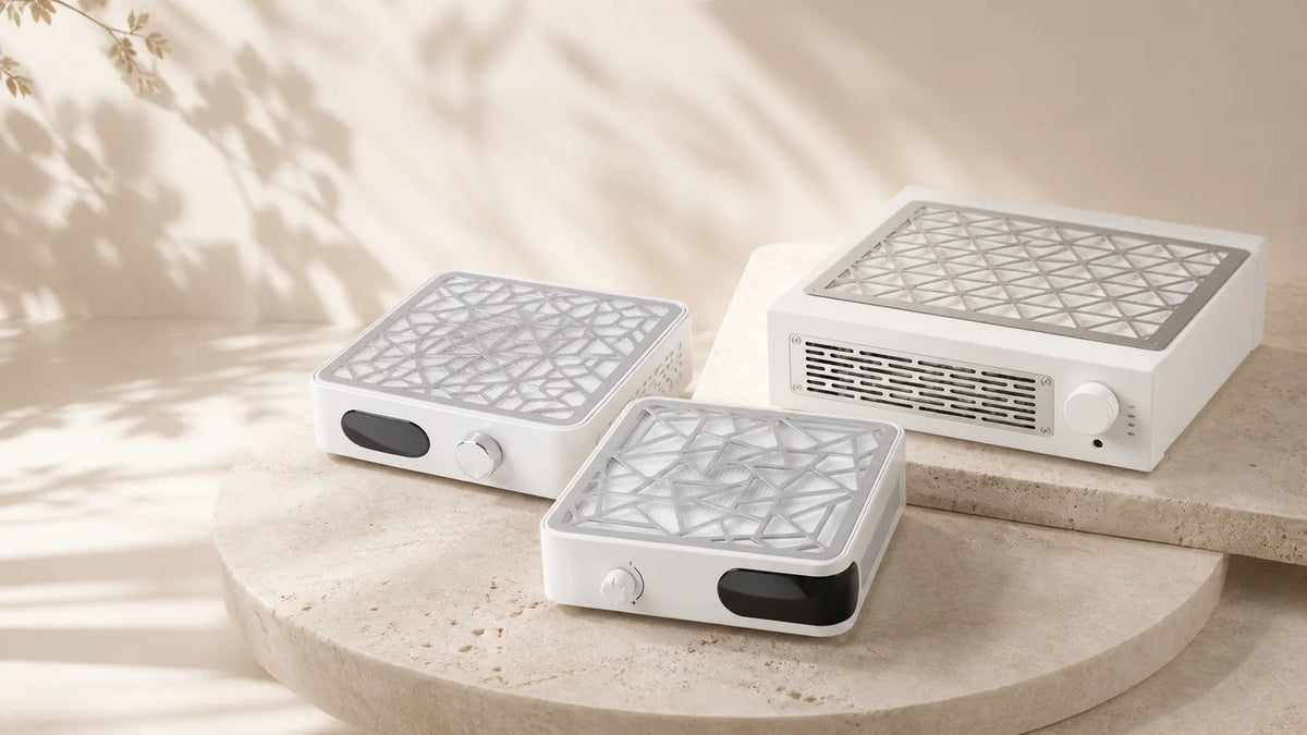 Wellstry professional nail dust collectors for cleaner salon workstations