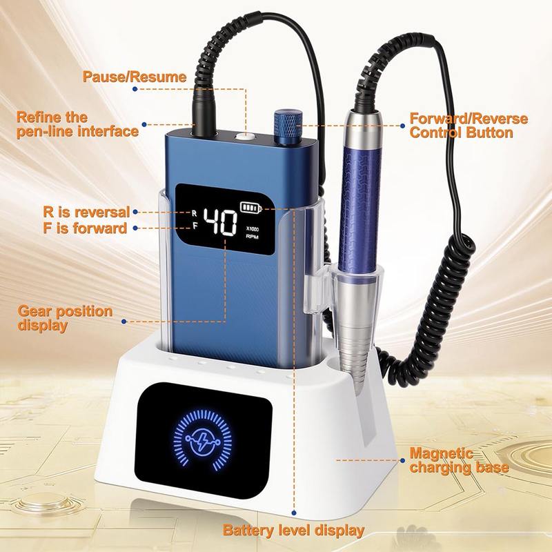Wellstry p90 forward reverse control magnetic charging base