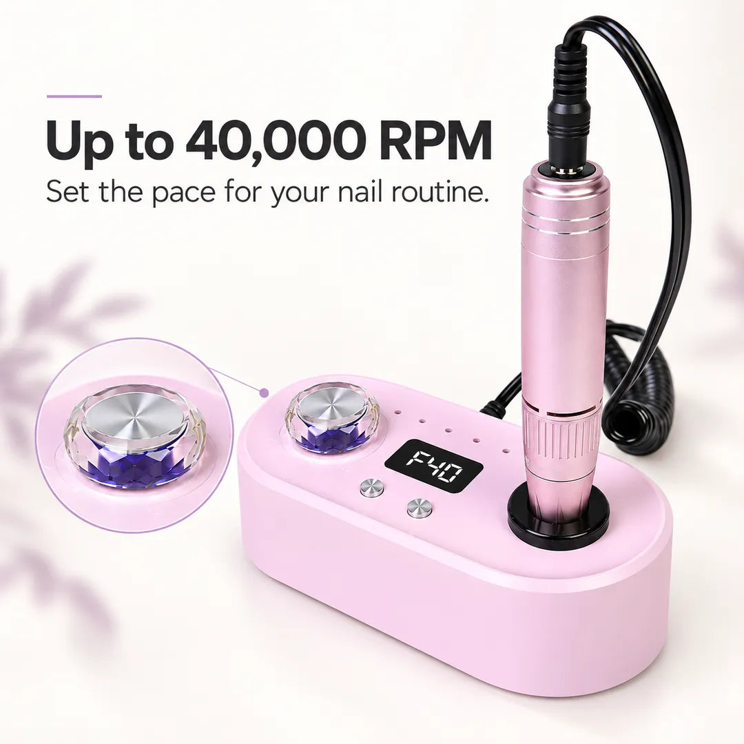 UV-701 plug-in nail drill with adjustable speed up to 40000 RPM