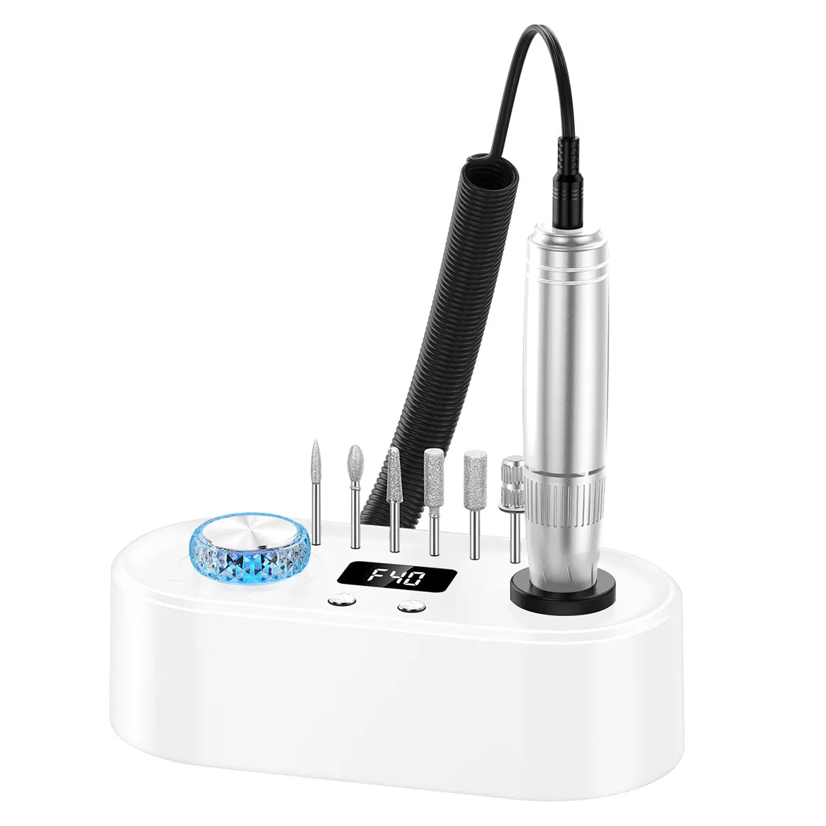 Wellstry UV-701 24W Plug-In Nail Drill - 40,000 RPM - product detail view 6