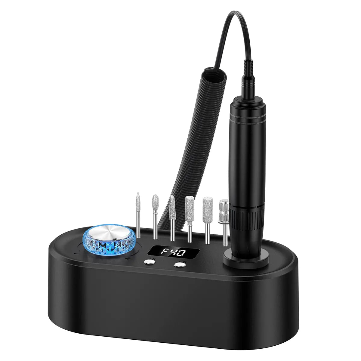 Wellstry UV-701 24W Plug-In Nail Drill - 40,000 RPM - product detail view 9