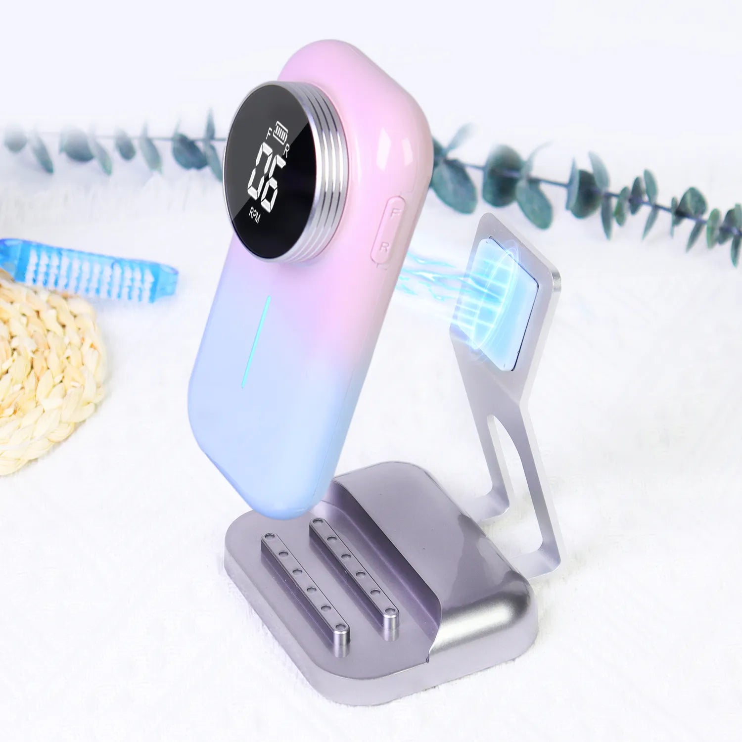 Wellstry UV-805 30W Cordless Coreless Nail Drill - 40,000 RPM - product detail view 3