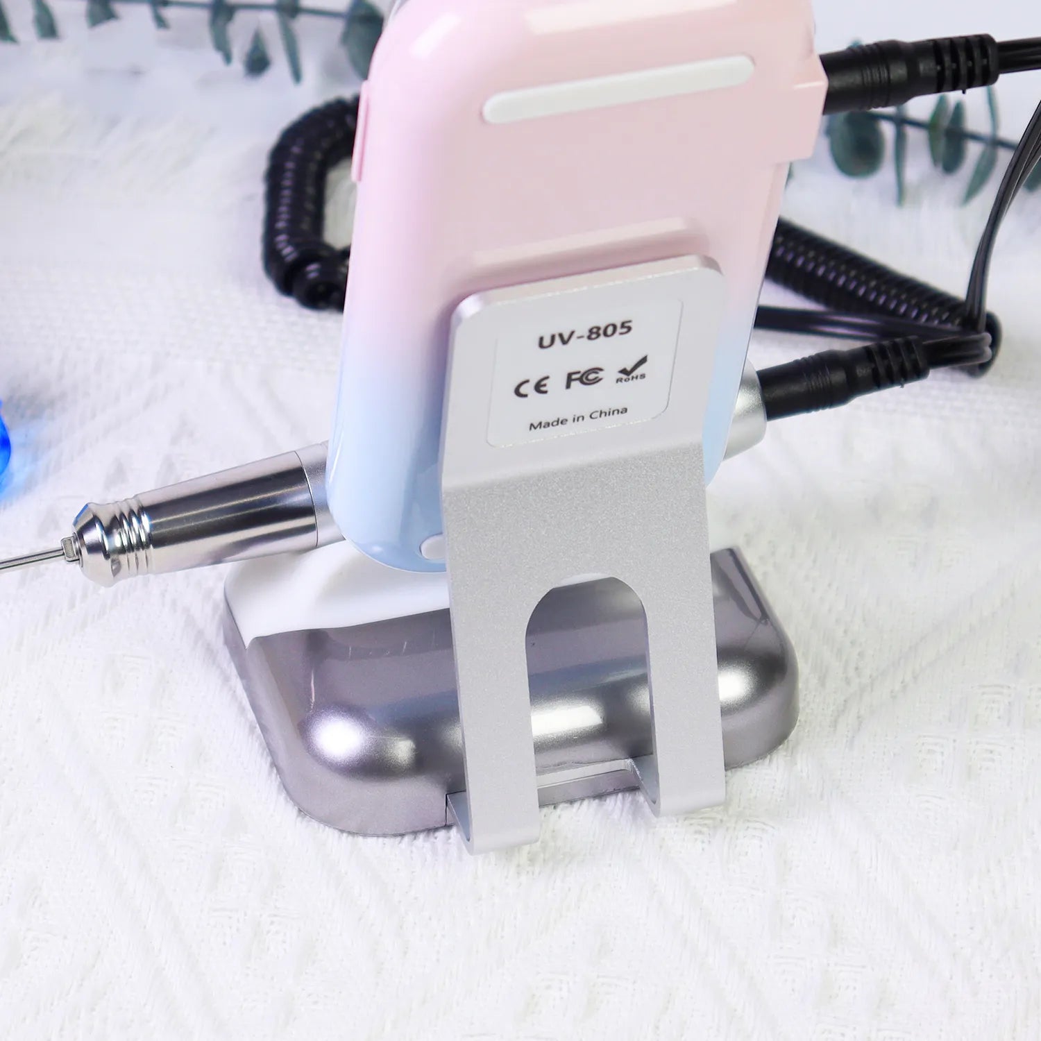 Wellstry UV-805 30W Cordless Coreless Nail Drill - 40,000 RPM - product detail view 9