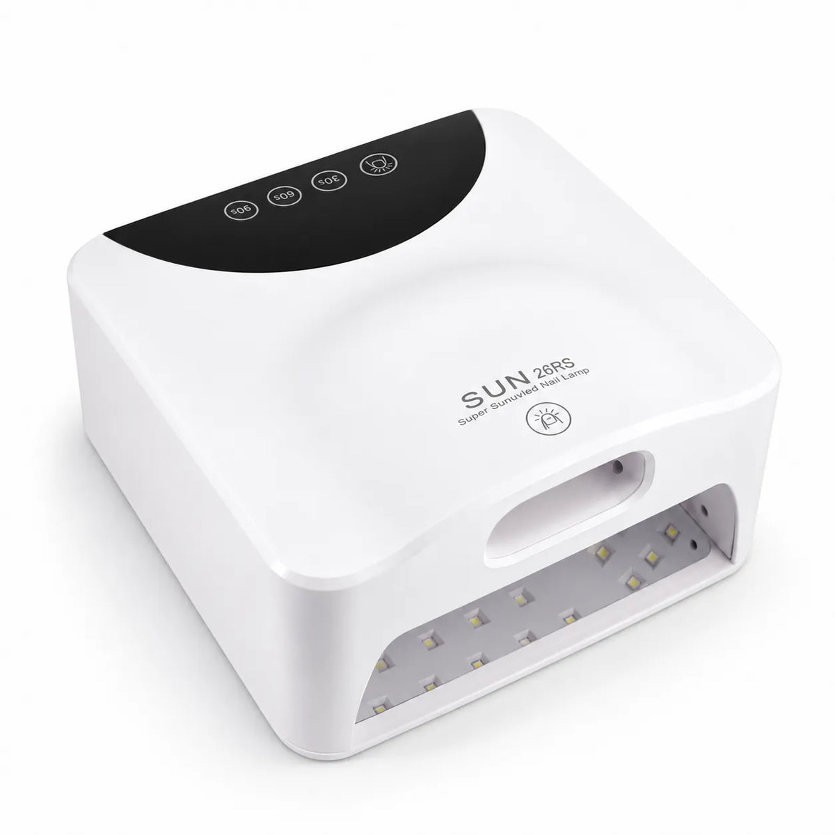 Wellstry V12 rechargeable dual-zone UV LED nail lamp in white on a clean background