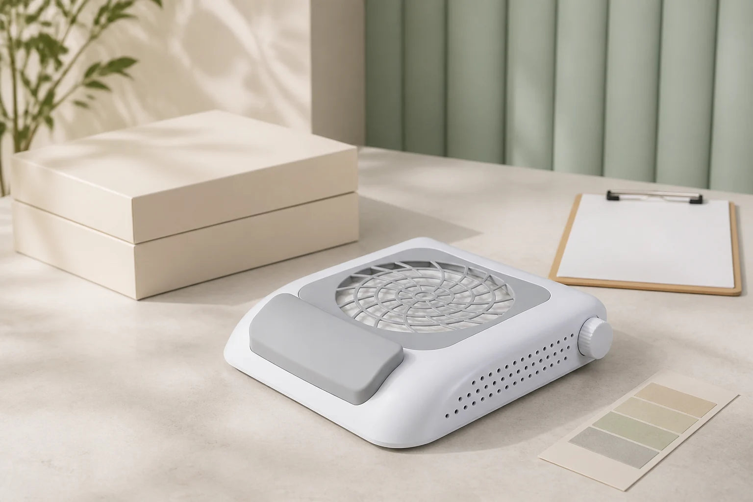 Wellstry X90 nail dust collector presented for wholesale sample review